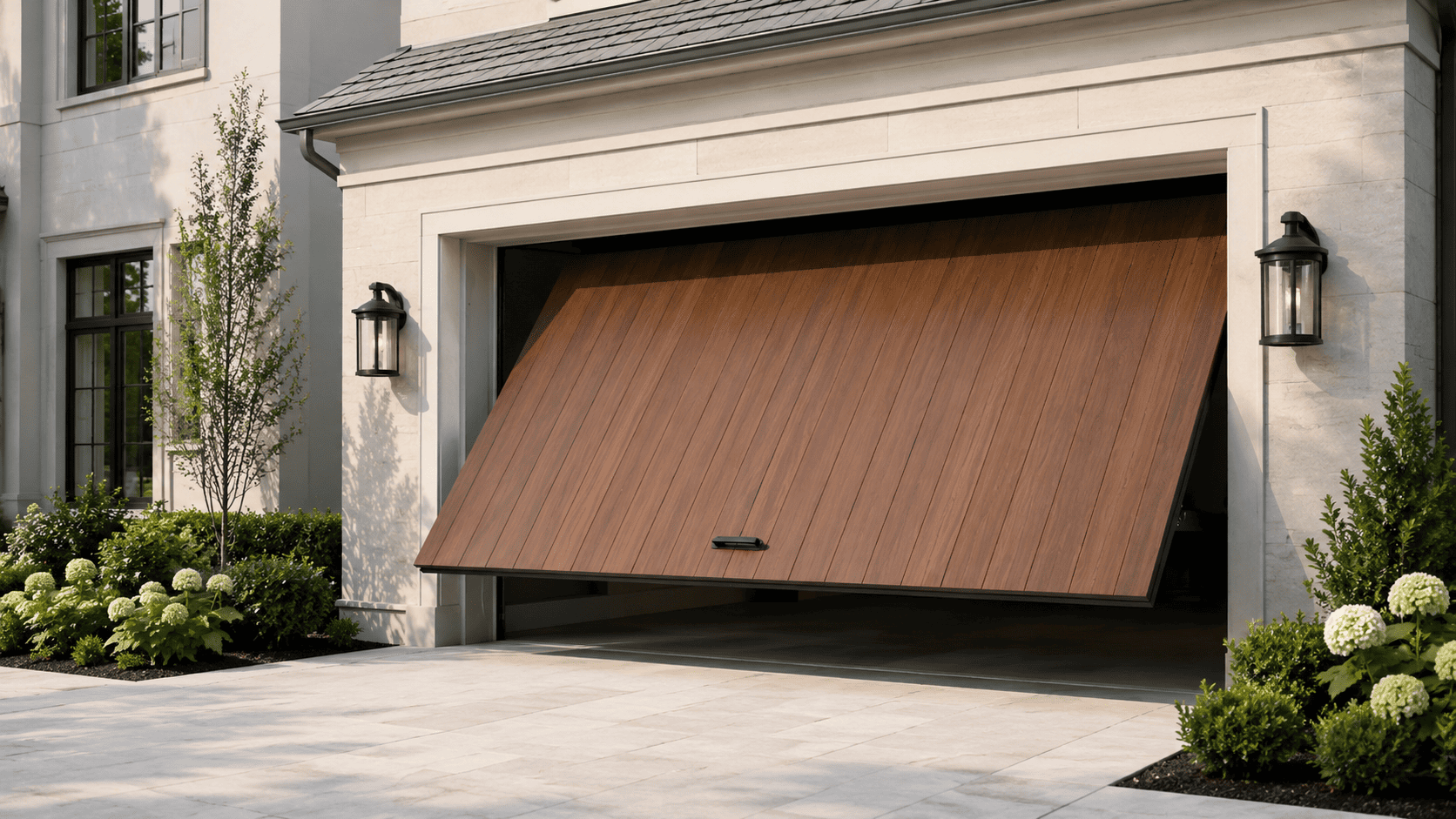 Garage door repair in progress — Williamstown